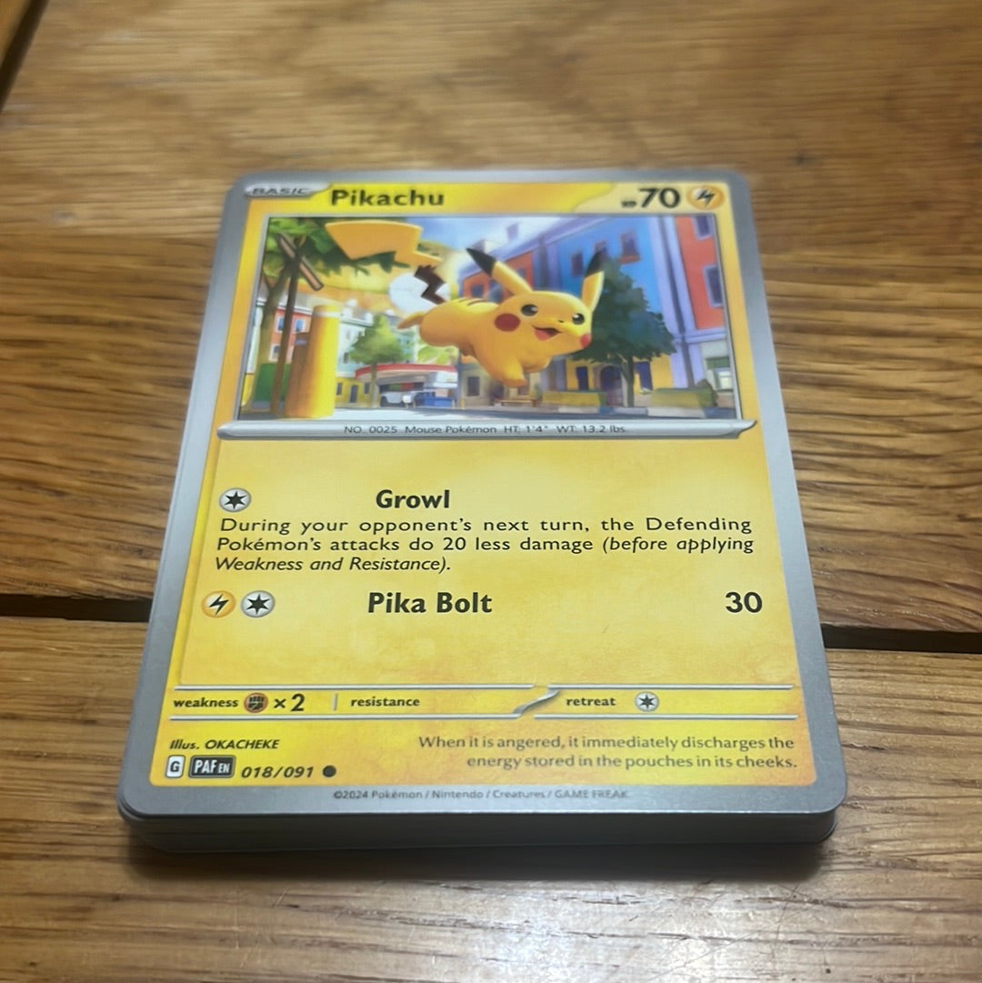 Paldean Fates: Pikachu #18 Paldean Fates: Pikachu #18